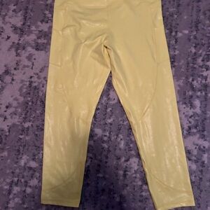 ZYIA Light Yellow Kids Leggings
